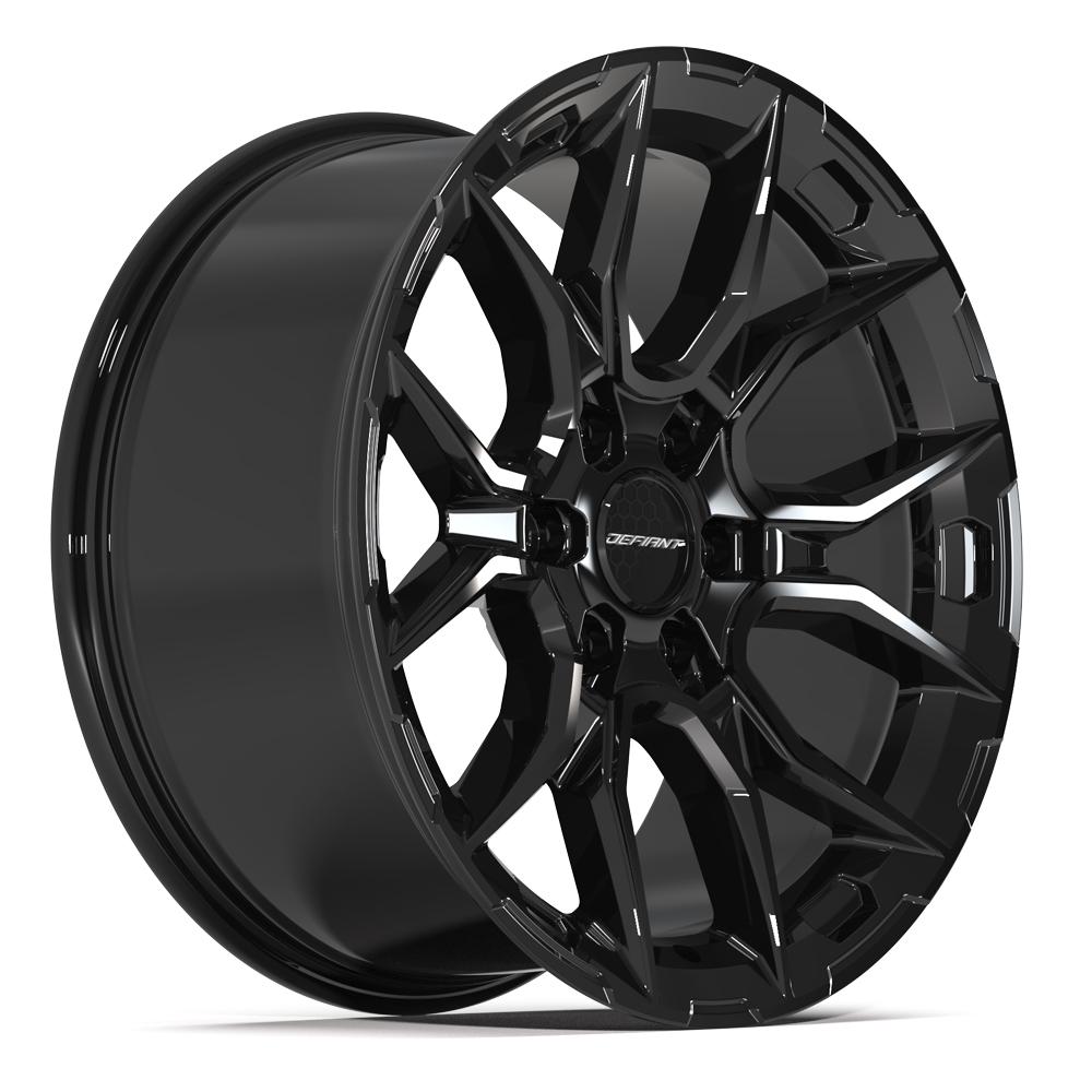 Defiant DF18A Gloss Black 20x9 +18 6x139.7|N/Amm 78.1mm - Wheelwiz