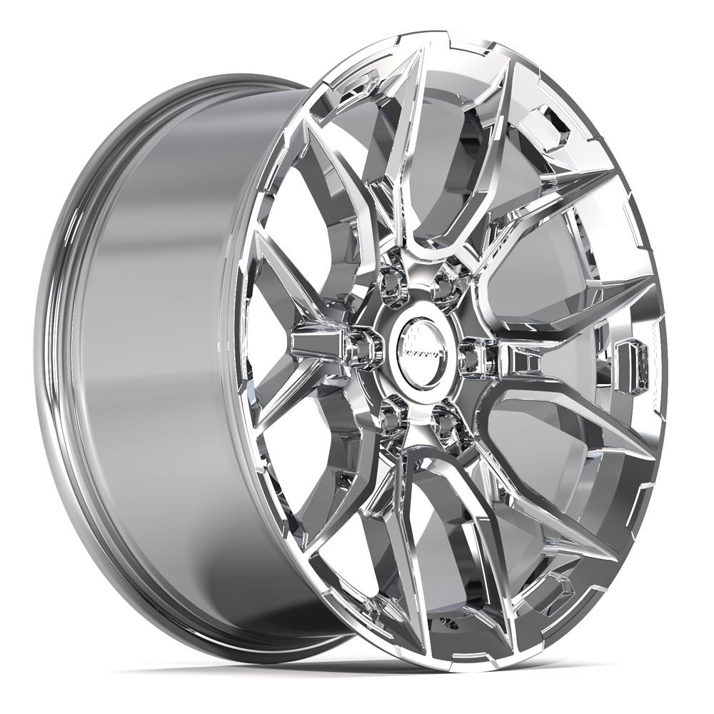 Defiant DF18A Chrome 20x9 +18 6x139.7|N/Amm 78.1mm - Wheelwiz