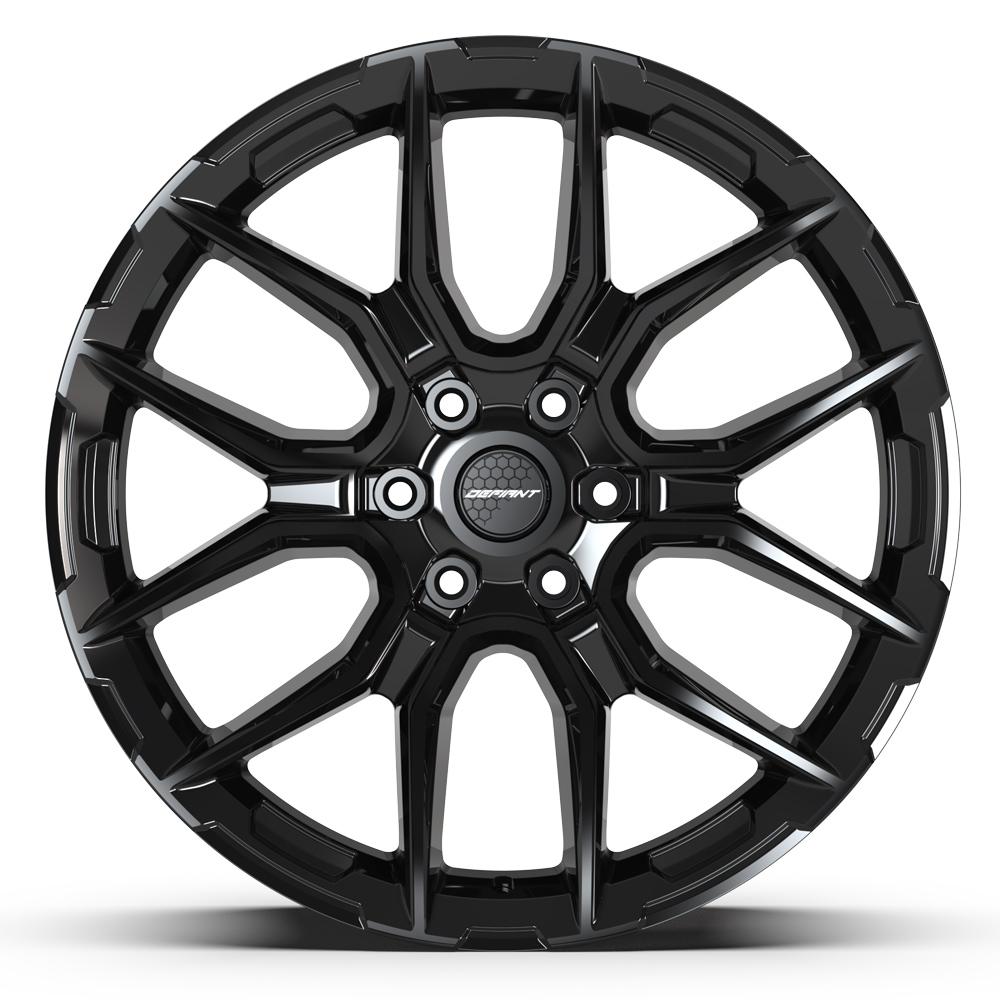 Defiant DF18A Gloss Black 22x9 +18 6x139.7|N/Amm 78.1mm - Wheelwiz