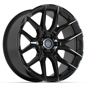 Defiant DF18A Gloss Black 22x9 +18 6x139.7|N/Amm 78.1mm - Wheelwiz