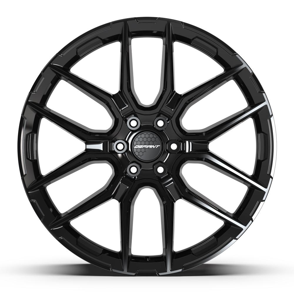 Defiant DF18A Gloss Black 24x10 +24 6x139.7|N/Amm 78.1mm - Wheelwiz
