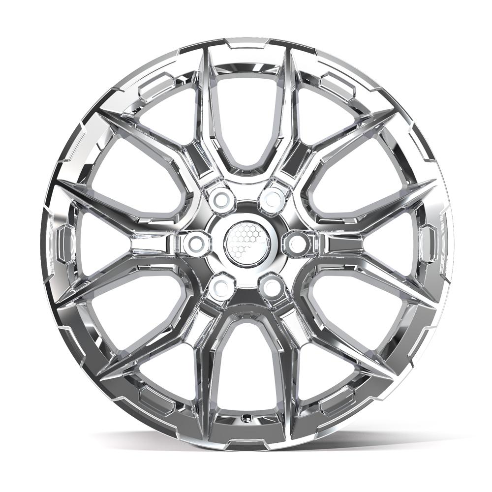 Defiant DF18B Chrome 20x9 +18 6x139.7|N/Amm 77.8mm - Wheelwiz