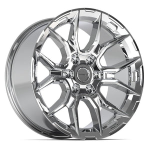 Defiant DF18B Chrome 20x9 +18 6x139.7|N/Amm 77.8mm - Wheelwiz