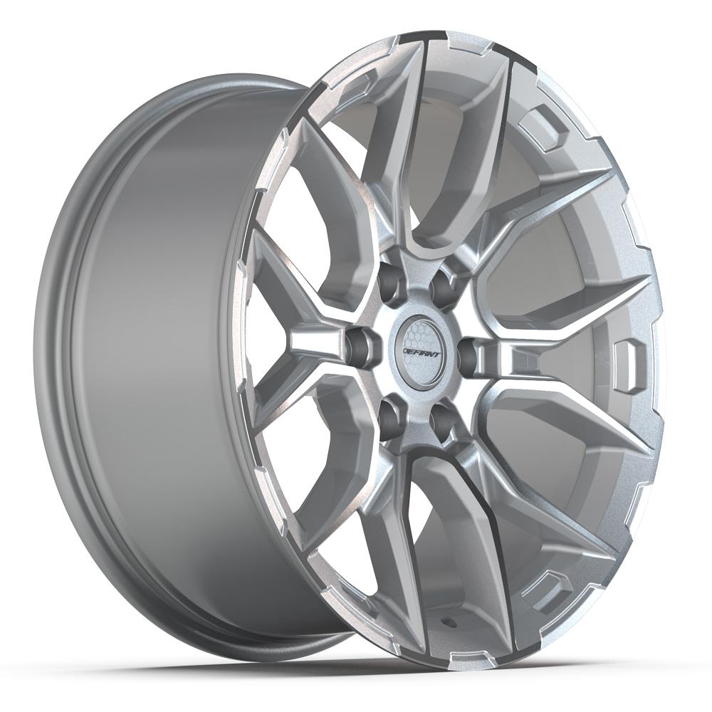 Defiant DF18C Gloss Silver Machined 20x9 +18 6x135|N/Amm 87.1mm - Wheelwiz