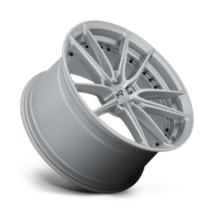 Niche M221 DFS Gloss Silver Machined 20x9 +18 5x115mm 71.5mm - WheelWiz