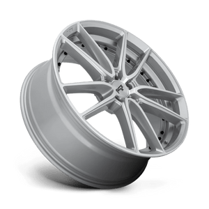 Niche M221 DFS Gloss Silver Machined 22x9 +38 5x112mm 66.6mm - WheelWiz