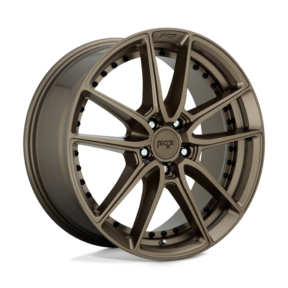 Niche M222 DFS Matte Bronze 18x8 +42 5x112mm 66.6mm - WheelWiz