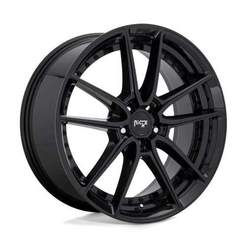 Niche M223 DFS Gloss Black 22x10.5 +40 5x112mm 66.6mm - Wheelwiz