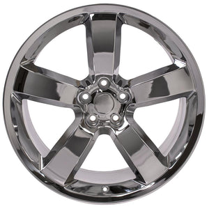 OE Wheels Replica DG04 Chrome 20x9.0 +20 5x115mm 71.5mm