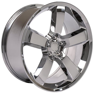 OE Wheels Replica DG04 Chrome 20x9.0 +20 5x115mm 71.5mm