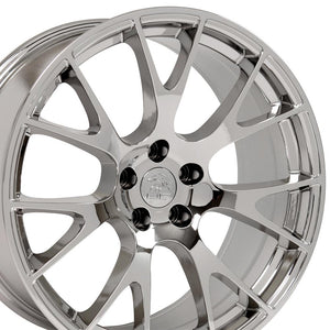 OE Wheels Replica DG15 Chrome 20x9.0 +18 5x115mm 71.5mm