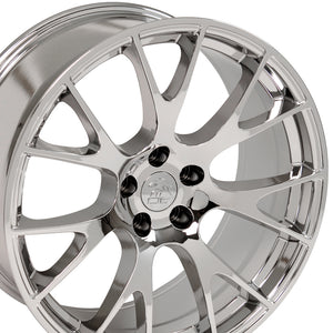 OE Wheels Replica DG15 Chrome 20x9.0 +18 5x115mm 71.5mm