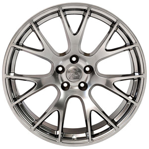 OE Wheels Replica DG15 Hyper Black 20x9.0 +18 5x115mm 71.5mm - Wheelwiz