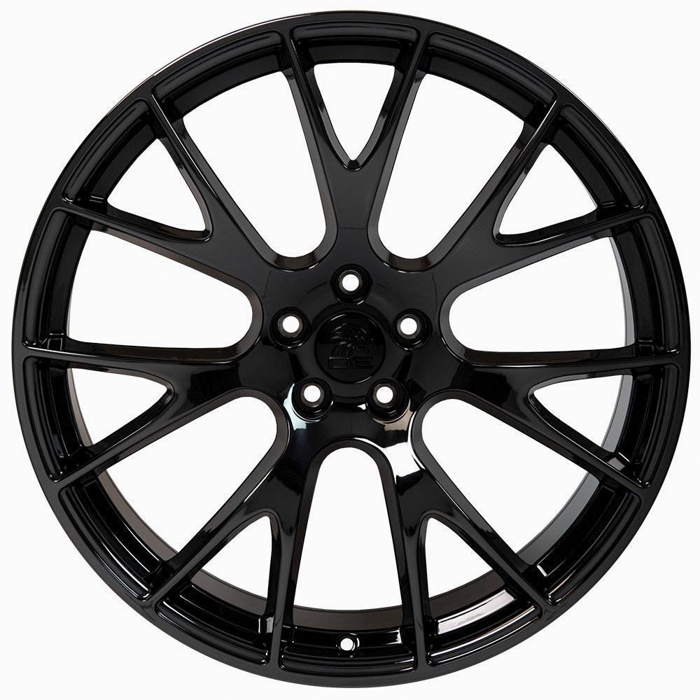 OE Wheels Replica DG15 Gloss Black 22x9.0 +18 5x115mm 71.5mm - Wheelwiz