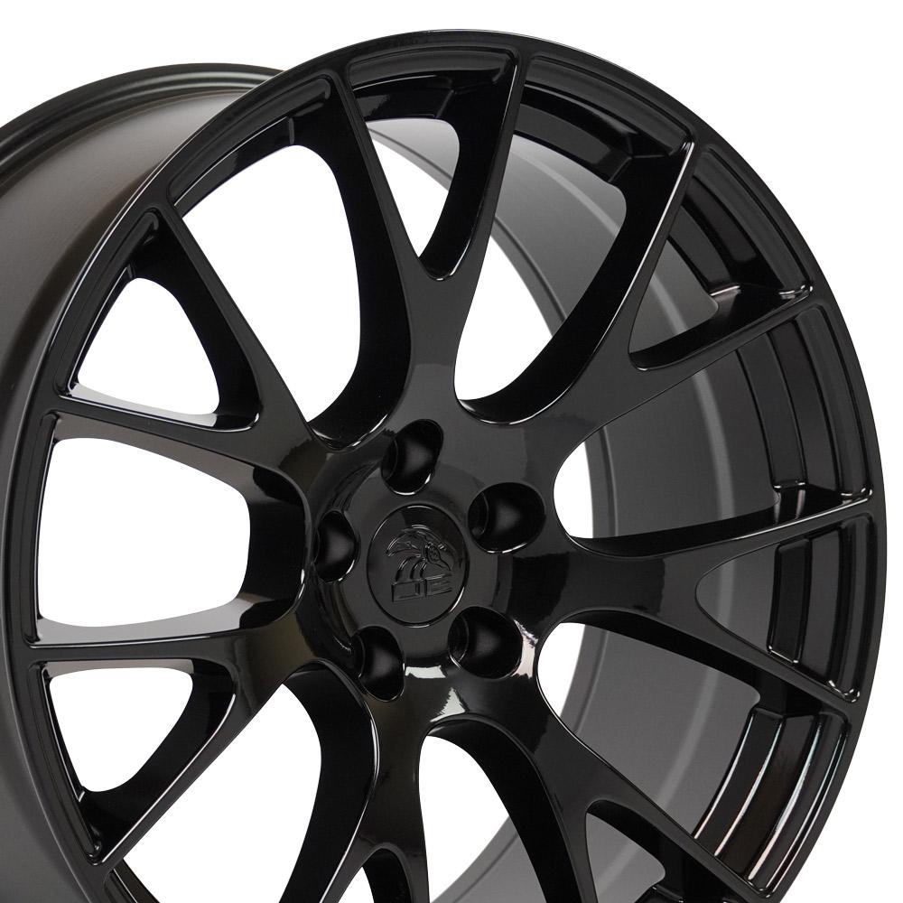 OE Wheels Replica DG15 Gloss Black 22x9.0 +18 5x115mm 71.5mm - Wheelwiz
