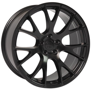 OE Wheels Replica DG15 Satin Black 22x9.0 +18 5x115mm 71.5mm