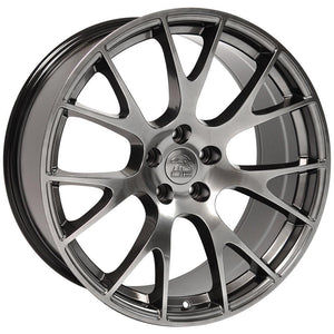 OE Wheels Replica DG15 Hyper Black 22x9.0 +18 5x115mm 71.5mm
