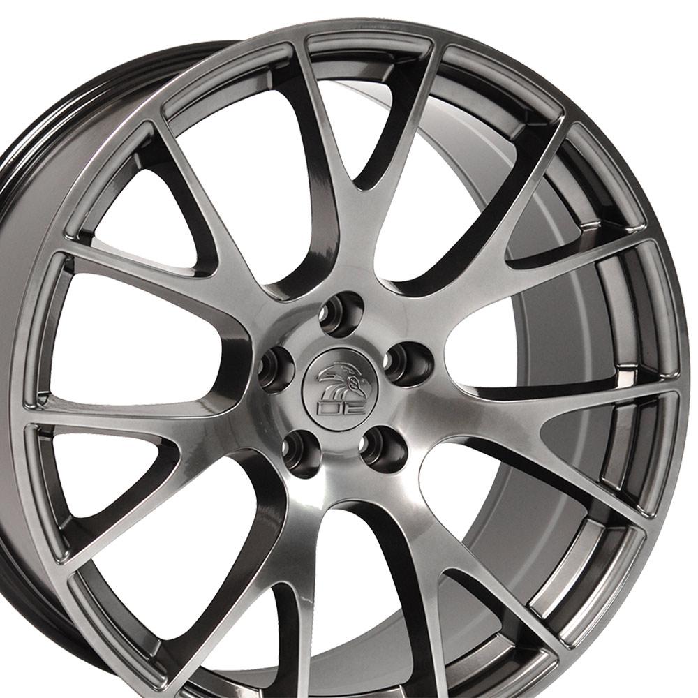 OE Wheels Replica DG15 Hyper Black 22x9.0 +18 5x115mm 71.5mm - Wheelwiz