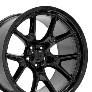 OE Wheels Replica DG21 Gloss Black 20x11.0 -2.5 5x115mm 71.5mm