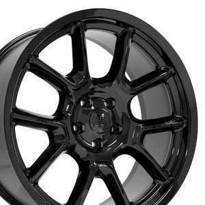 OE Wheels Replica DG21 Gloss Black 22x9.5 +29 5x127mm 71.5mm