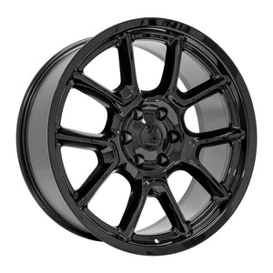 OE Wheels Replica DG21 Gloss Black 22x9.5 +9 6x139.7mm 78.1mm