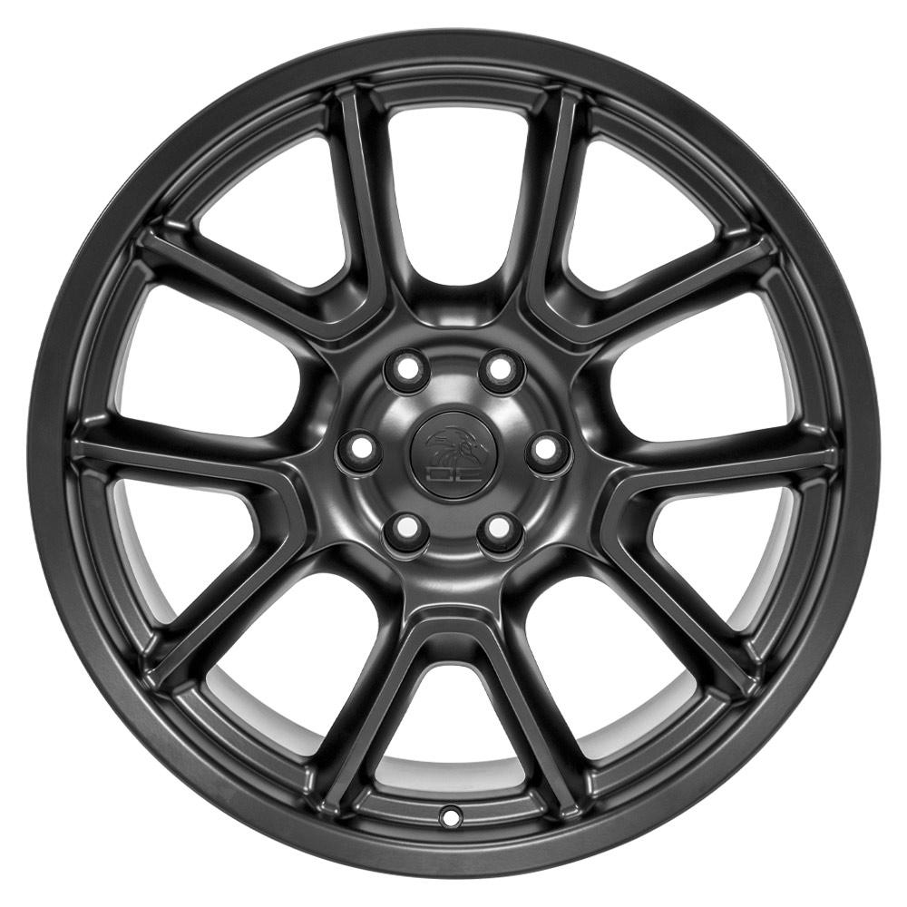 OE Wheels Replica DG21 Satin Black 22x9.5 +9 6x139.7mm 78.1mm