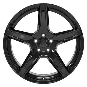 OE Wheels Replica DG22 Gloss Black 22x9.5 +29 5x127mm 71.5mm