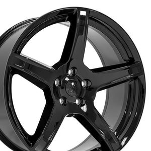 OE Wheels Replica DG22 Gloss Black 22x9.5 +29 5x127mm 71.5mm