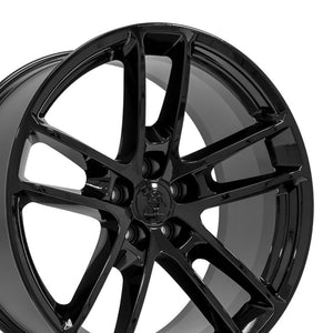 OE Wheels Replica DG23 Gloss Black 20x9.0 +18 5x115mm 71.5mm