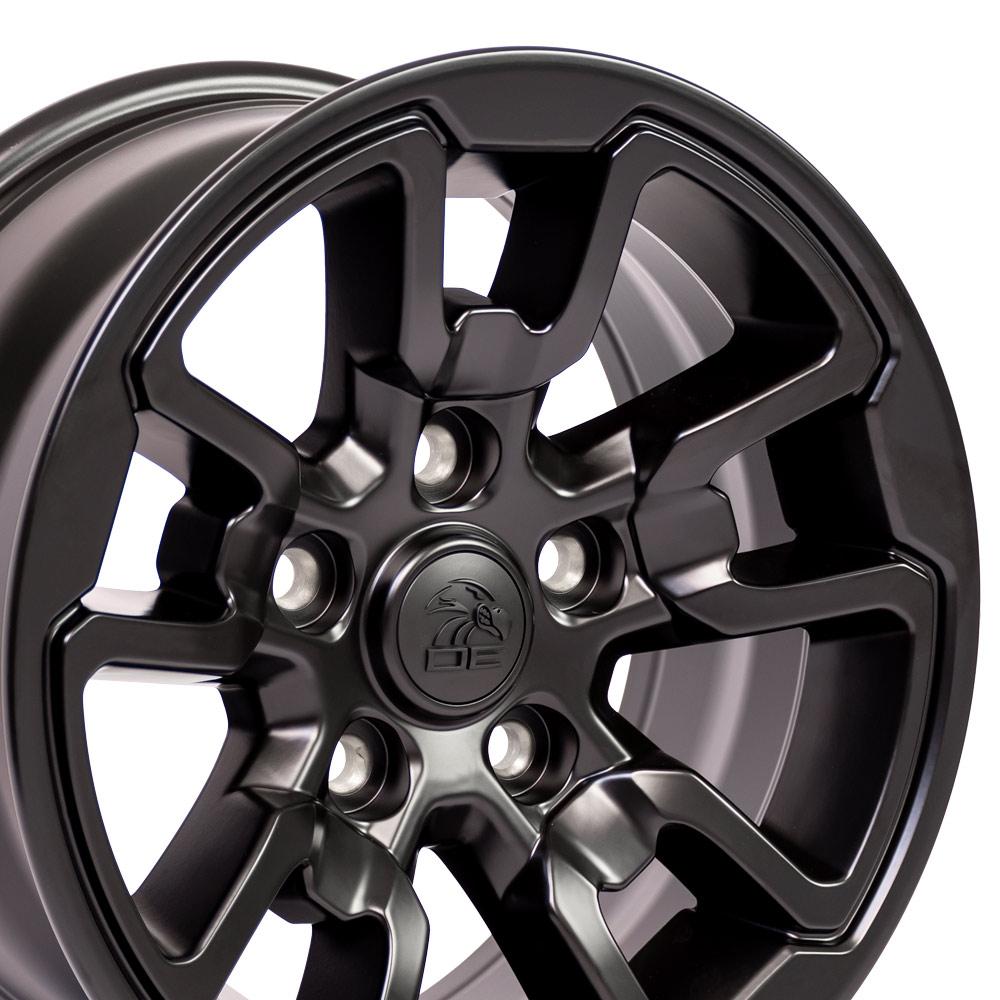 OE Wheels Replica DG55 Satin Black 17x8.0 +18 5x139.7mm 77.8mm