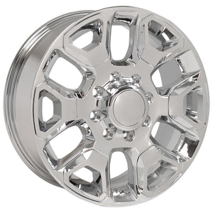 OE Wheels Replica DG66 Chrome with Chrome Insert 20x8.0 +54.65 8x165.1mm 121.3mm