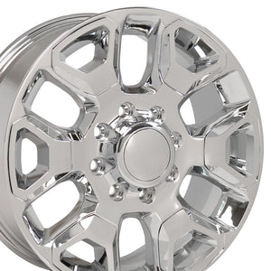 OE Wheels Replica DG66 Chrome with Chrome Insert 20x8.0 +54.65 8x165.1mm 121.3mm