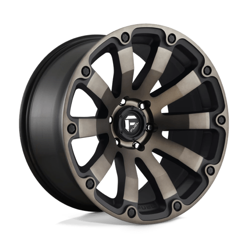 Fuel Offroad D636 DIESEL Matte Black Double Dark Tint 20x9 +20 5x150mm 110.1mm - Wheelwiz