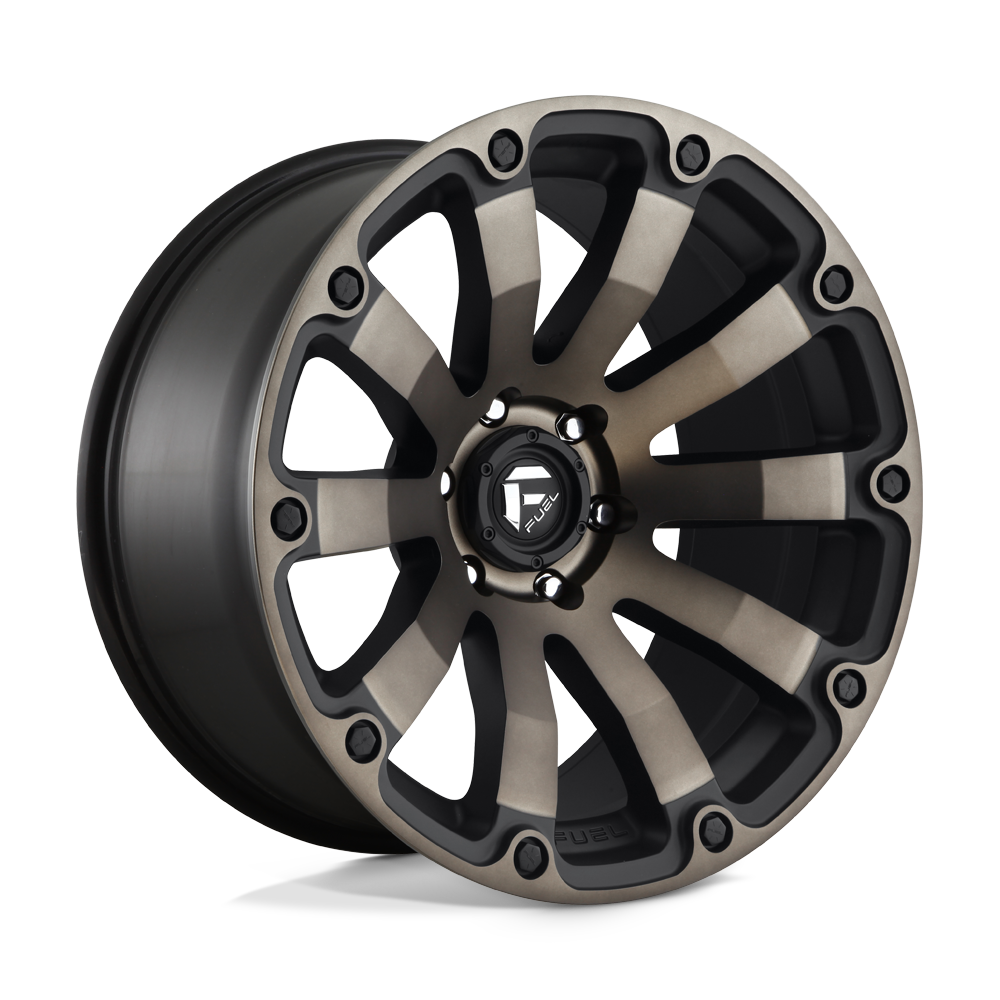 Fuel Offroad D636 DIESEL Matte Black Double Dark Tint 20x9 +20 6x139.7mm 108mm - WheelWiz
