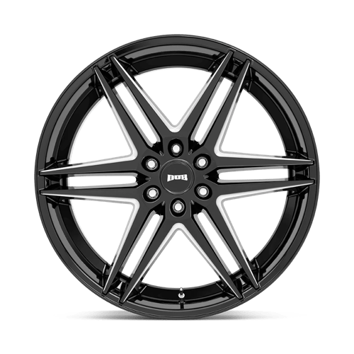DUB S267 DIRTY DOG Glossy Black Milled 24x10 +30 6x135mm 87.1mm - Wheelwiz