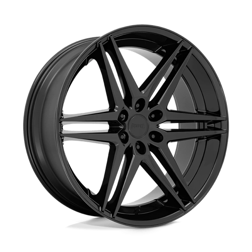 DUB S268 DIRTY DOG All Glossy Black 24x10 +30 6x135mm 87.1mm - Wheelwiz