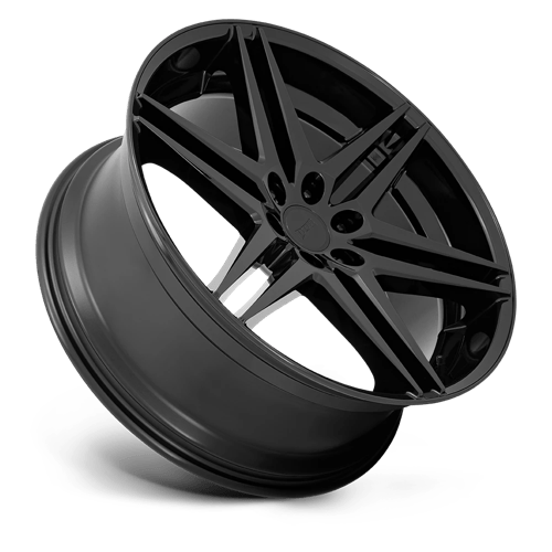 DUB S268 DIRTY DOG All Glossy Black 24x10 +25 6x139.7mm 106.1mm - Wheelwiz