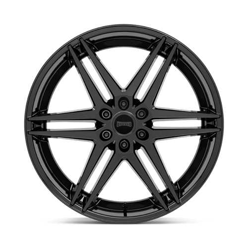 DUB S268 DIRTY DOG All Glossy Black 24x10 +25 6x139.7mm 106.1mm - Wheelwiz