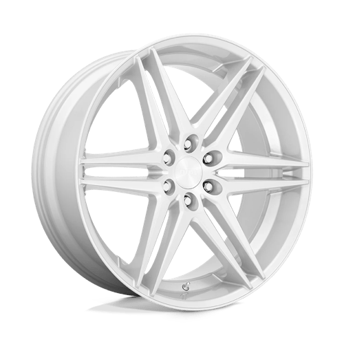 DUB S270 DIRTY DOG Silver W/ Brushed Face 24x10 +25 6x139.7mm 106.1mm - Wheelwiz