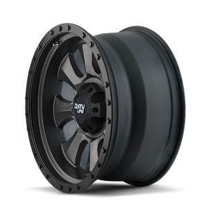 Dirty Life IRONMAN Satin black 20x10 -19 8x180mm 124.1mm - WheelWiz