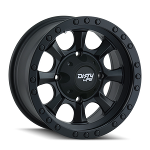 Dirty Life IRONMAN Satin black 14x7 +13 4x156mm 131.1mm - WheelWiz