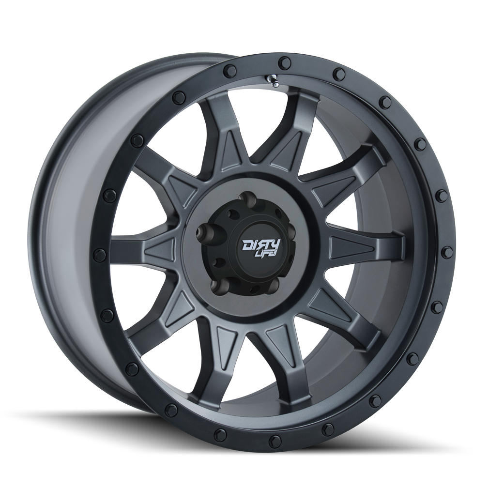 Dirty Life ROADKILL Satin gunmetal 20x10 -19 5x150mm 110mm - WheelWiz