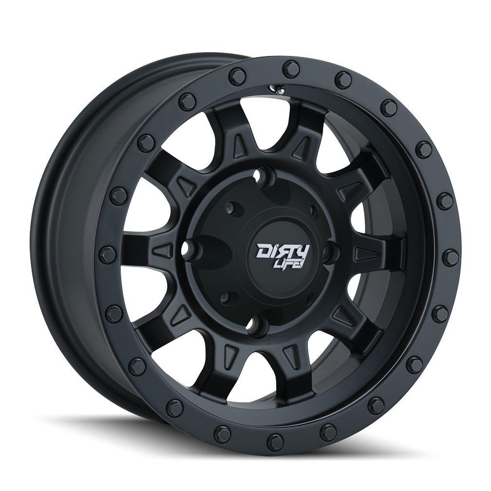 Dirty Life ROADKILL Satin black 15x7 +13 4x110mm 79.4mm - WheelWiz