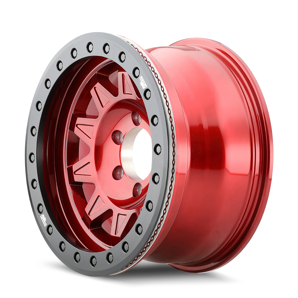 Dirty Life ROADKILL RACE Gloss crimson candy red 17x9 -14 8x170mm 130.8mm - Wheelwiz