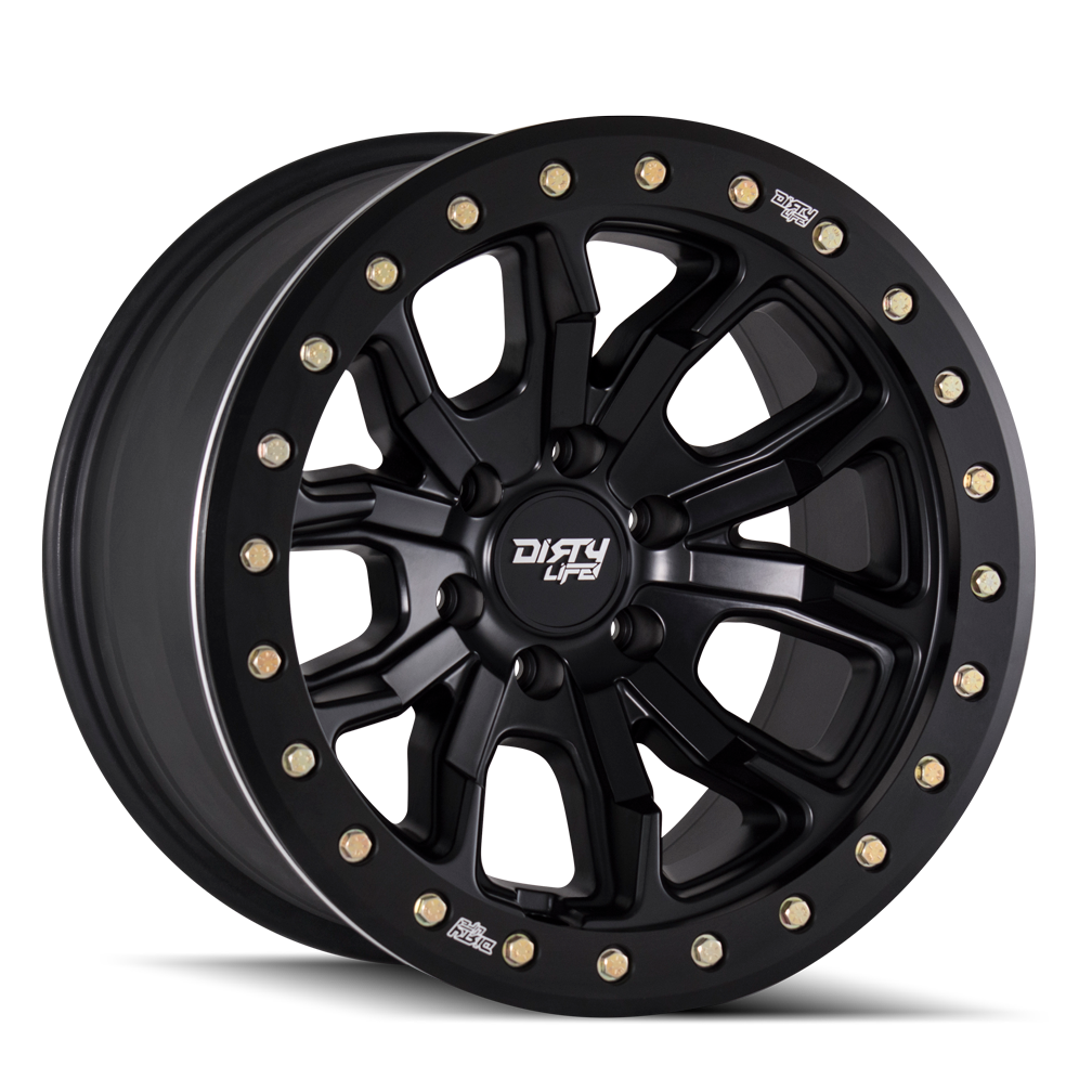 Dirty Life DT-1 Satin black 20x9 0 8x165.1mm 130.8mm - Wheelwiz