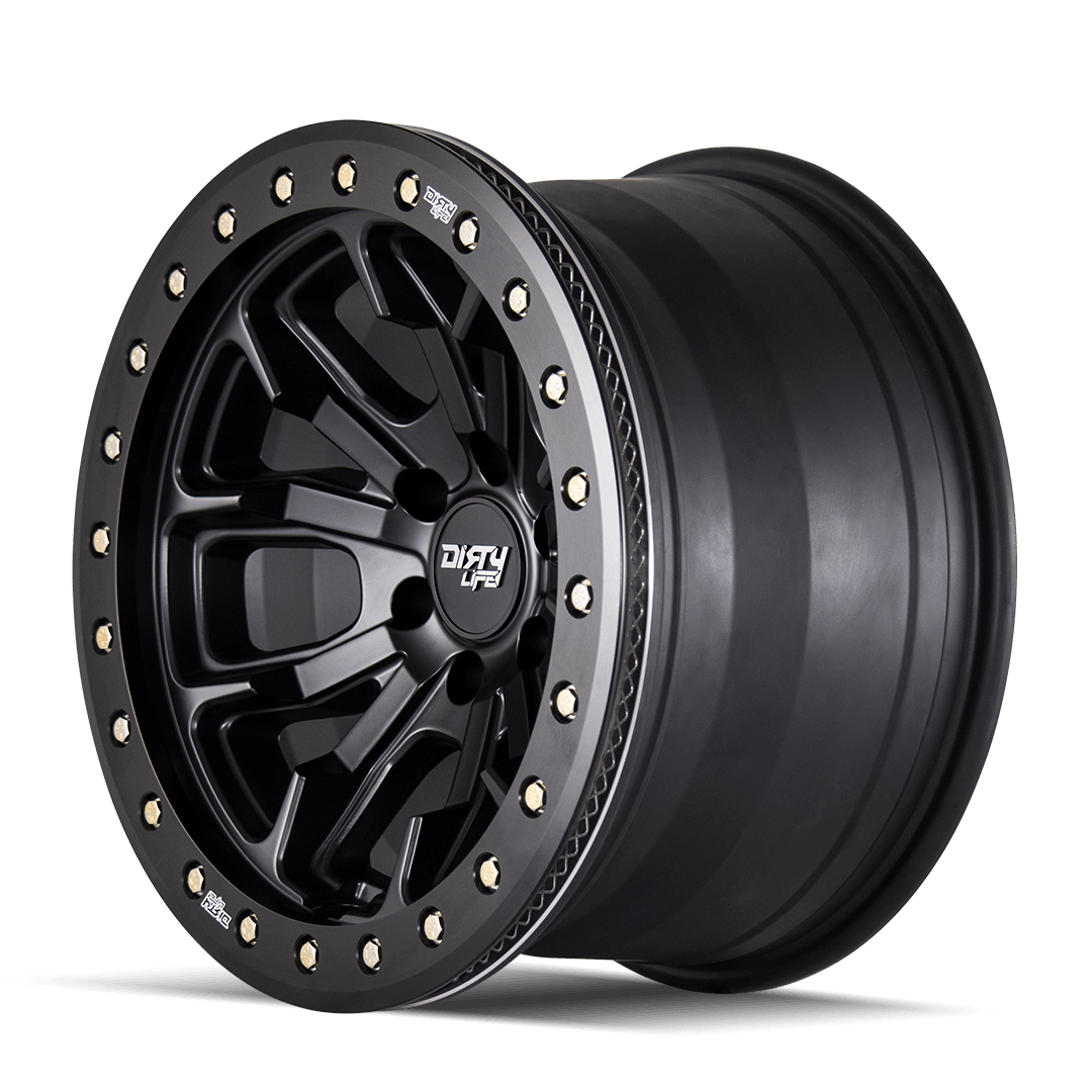 Dirty Life DT-1 Satin black 17x9 -38 6x139.7mm 106mm - Wheelwiz