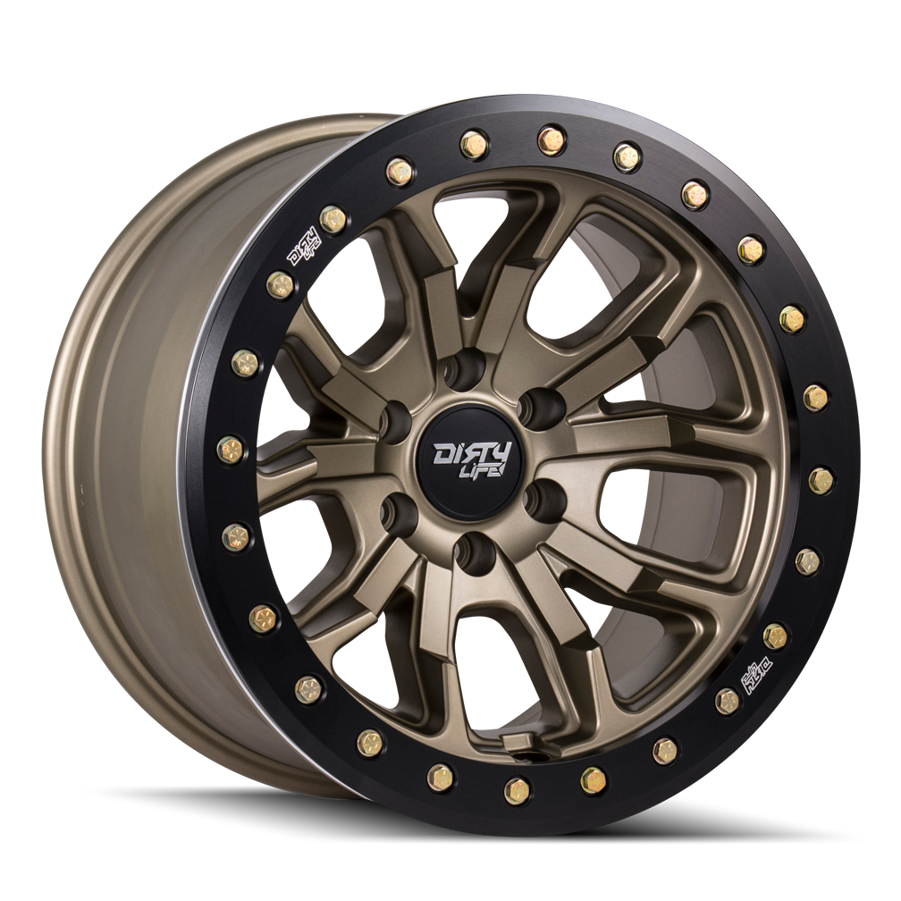 Dirty Life DT-1 Satin bronze 17x9 -12 5x127mm 78.1mm - Wheelwiz
