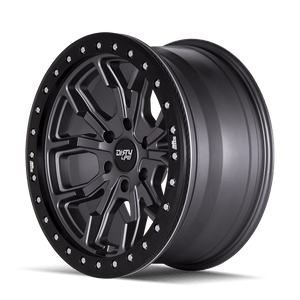 Dirty Life DT-1 Satin gunmetal 17x9 -12 5x127mm 78.1mm - Wheelwiz