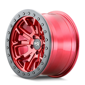 Dirty Life DT-1 Crimson candy red 17x9 -12 8x165.1mm 130.8mm - Wheelwiz