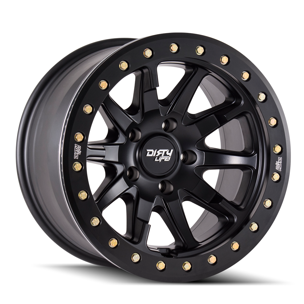 Dirty Life DT-2 Satin black 17x9 -12 6x120mm 66.9mm - Wheelwiz